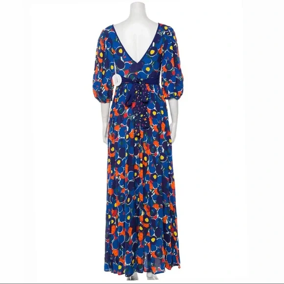 Staud Affogato Dress/ Fruit Maxi